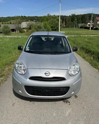 nissan małopolskie Nissan Micra cena 15999 przebieg: 58000, rok produkcji 2011 z Górzno